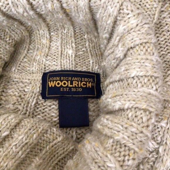 Woolrich sweater women wool cowl neck cozy - Picture 8 of 13